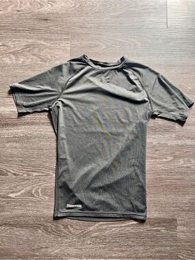 Under Armour Gray Short Sleeve HeatGear Compression Tee